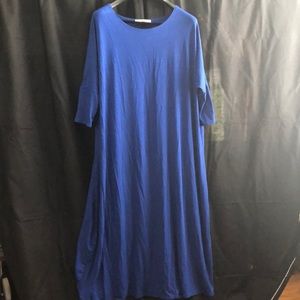 Mimu Maxi Blue Frock